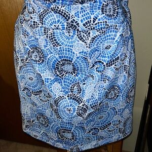 Elegant Mosaic Pattern Skirt